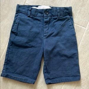 Jacadi Blue Flat Front Shorts Tailored Cotton